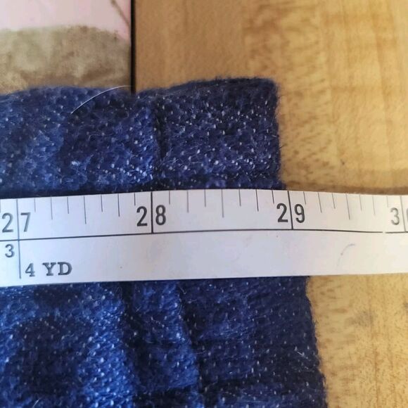 Cabi Adventure Anorak Blue Denim Duster Jacket Hooded Coatigan Womens Size M - Picture 9 of 12